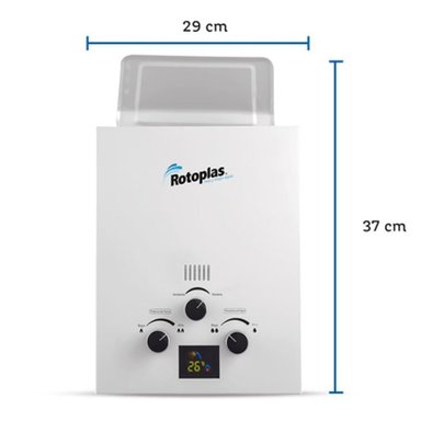 CALENTADOR ROTOPLAS A GAS FLAMING 55L GN - 3
