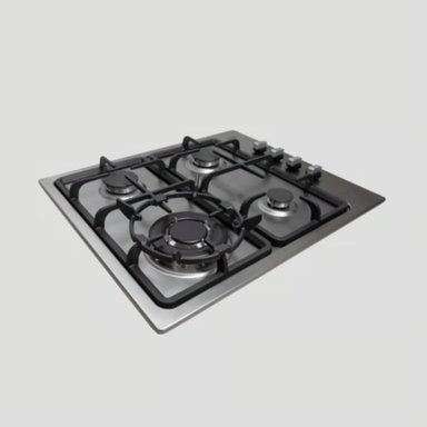 ENCIMERA SOLE 4 HORNILLAS A GAS ACERO INOX. 58CM SOLCO036 - 4