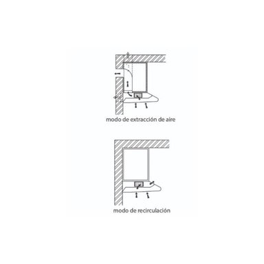 CAMPANA MABE 60 CM EXTRACTORA CMU6020PI0 INOX - 3