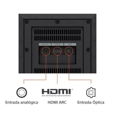 HOME THEATER SONY HT-S40R 5.1 CANALES BARRA SONIDO - 2