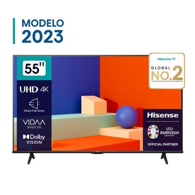 TELEVISOR HISENSE 55" 55A6K UHD 4K ACTIVE HDR SMART TV