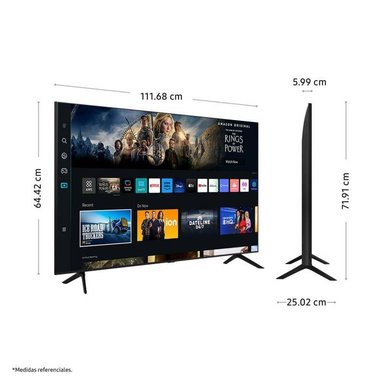 TELEVISOR SAMSUNG 50" UN50CU7000 SMART TV CRYSTAL UHD 4K 50CU700 - 2