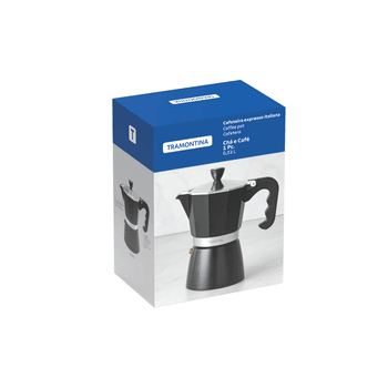 CAFETERA TRAMONTINA 61768020 ALUMINIO NEGRO 320 ML EXPRESSO - 2