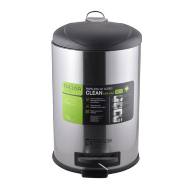 PAPELERA 20LT CLEAN C/ASA  (D30.5*44.5CM) - 984152001