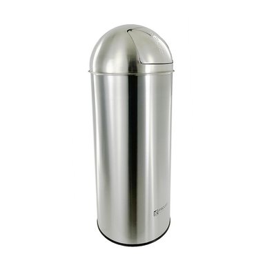 PAPELERA 50LT INOX PUSH (D36.5X73CM)- 984425001