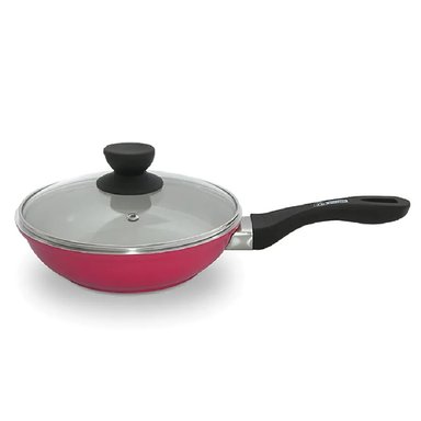 SARTEN CERAMICA ROJA C/TAP N24 - 20145158