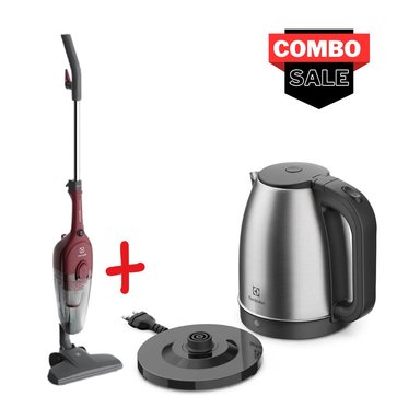ASPIRADORA ELECTROLUX STK13 + HERVIDOR ELECTROLUX 1,8L (EEK10)