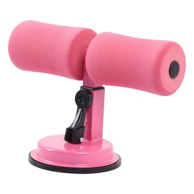 BARRA DE PISO, EQUIPO PORTÁTIL AJUSTABLE PARA SENTADILLAS COLOR FUCSIA