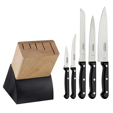 JUEGO DE CUCHILLOS TRAMONTINA 23899077 6 PIEZAS EN POLIPROPILENO