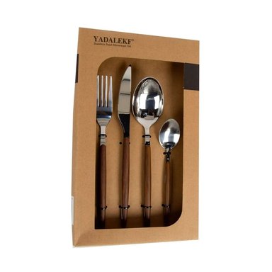 SET DE CUBIERTOS ICHIMATSU DE 16 PIEZAS DE MADERA CUTLERY – 10286558