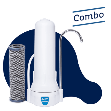 PURIFICADOR DE AGUA PARA LAVADERO CON CARTUCHO DE CARBÓN ACTIVADO 300424