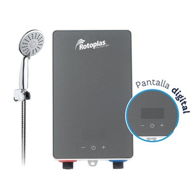 TERMA INSTANTÁNEA ELÉCTRICA NEW COMPACT SILVER CON CONTROL ELECTRÓNICO 310955 - 2