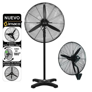 VENTILADOR INDUSTRIAL IMACO DE PARED Y PISO 30″ 240W – FS30240