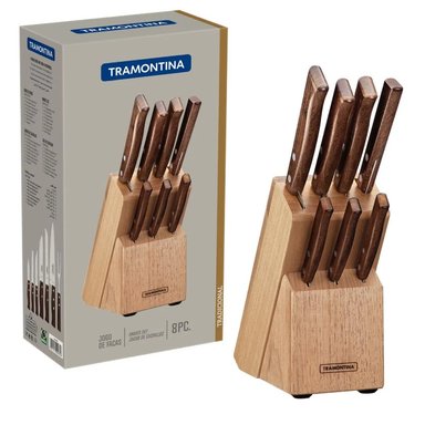 JUEGO DE CUCHILLOS TRAMONTINA TRADICIONAL 8 PIEZAS - 22299026