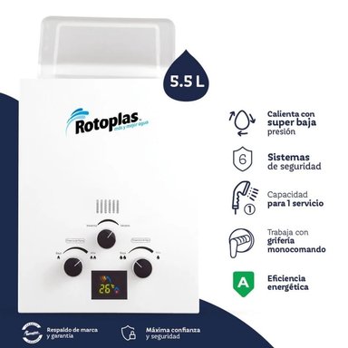 TERMA A GAS FLAMING 5.5 LT GN ROTOPLAS - 310855