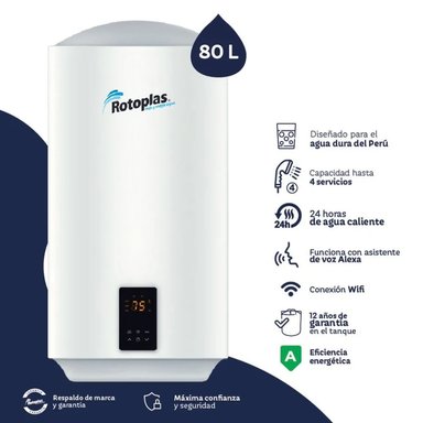 TERMA DE ACUMULACION ECOSMART WIFI 80L 500467 - ROTOPLAS