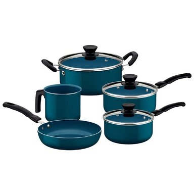 JUEGO DE OLLAS TRAMONTINA 5 PIEZAS CERAMICA EVORA 28699201