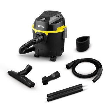 ASPIRADORA DE POLVO Y AGUA WDL1 BLACK 1000W 10L KARCHER - 3