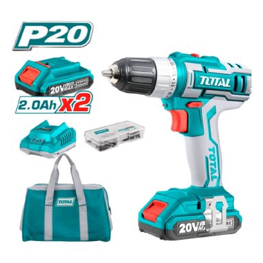TALADRO LI-ION 20V 45NM 08-10MM 20AH KIT INDUSTRIAL - TDLI2002