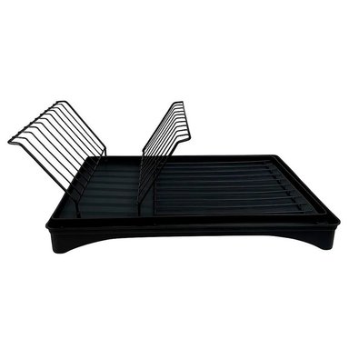 ESCURRIDOR DE PLATOS DE HIERRO NEGRO LULU - 55068001
