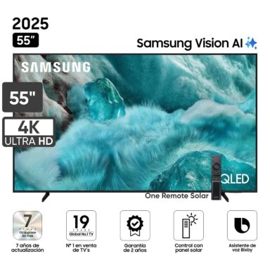 TELEVISOR SAMSUNG QLED 55 UHD 4K VISION AI SMART TV QN55Q7FAAGXPE