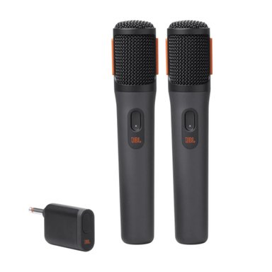 PACK DE 2 MICRÓFONOS INALÁMBRICOS JBL PARTYBOX WIRELESS MIC CON HASTA 20 HORAS DE BATERÍA