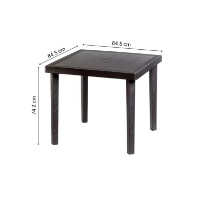 MESA DECORATIVA JAMAICA MIX CUADRADA DF022762 – ESTILO FUNCIONAL PARA HOGAR Y NEGOCIO - 2