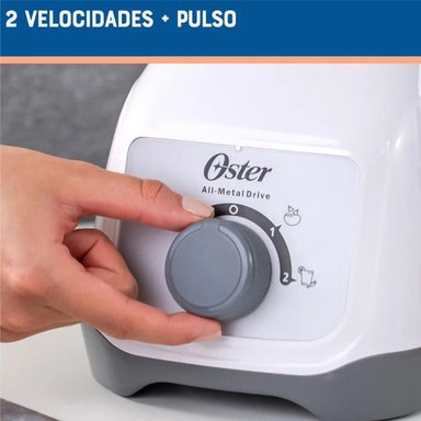 Licuadora Oster BLSTKAGWRD con Vaso de Vidrio Control de Perilla - 4