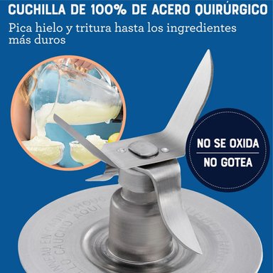 Licuadora Oster BLSTKAGWRD con Vaso de Vidrio Control de Perilla - 7