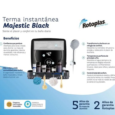 TERMA ROTOPLAS MAJESTIC CALENTADOR INSTANTANEO - 1