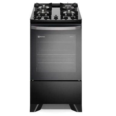 COCINA ELECTROLUX FE4GP4H 4 HORNILLAS CON HORNO NEGRO - 1