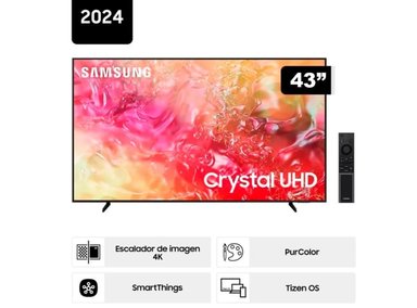 TELEVISOR SMART TV SAMSUNG 43" UN43DU7000GXPE 4K UHD LED CRYSTAL - 1
