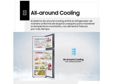 REFRIGERADORA SAMSUNG TOP FREEZER NO FROST RT35DG5620S9 345L S-DISP - 4