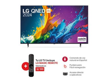 TELEVISOR SMART TV LG 50" 50QNED80TSA 4K QNED THINQ AI - 1