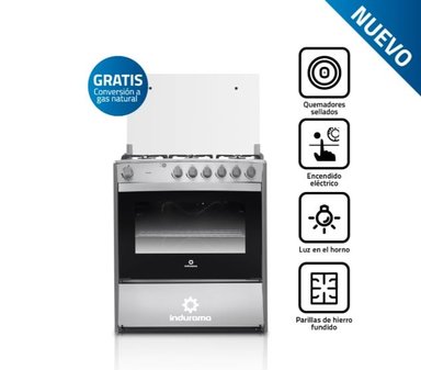 COCINA INDURAMA CATALUÑA Q 6 HORNILLAS CATALUÑA GLP - 1