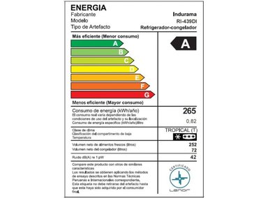 REFRIGERADORA INDURAMA RI-439DI TOP FREEZER NO FROST 324LT C/DISP - 3