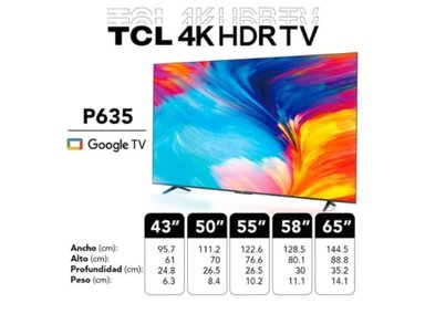 TELEVISOR 43" 4K LED UHD SMART TV 43P635 TCL - 2
