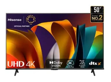 TELEVISOR 4K ULTRA HD 50” SMART TV 50A6N HISENSE - 1
