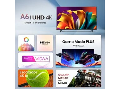 TELEVISOR 4K ULTRA HD 50” SMART TV 50A6N HISENSE - 5