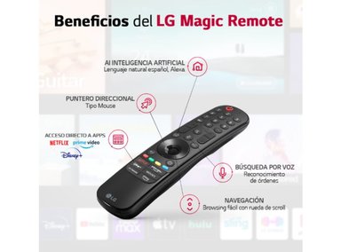TELEVISOR 65" 4K NANOCELL SMART TV THINQ AI 65NANO77SRA LG - 5