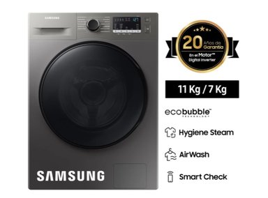 LAVASECA 11 KG / 7 KG ECOBUBBLE CARGA FRONTAL SAMSUNG WD11T4046BX/PE - 1