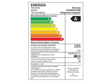 REFRIGERADORA 341 LT TOP FREEZER NO FROST SAMSUNG RT35DG5720S9 - 4