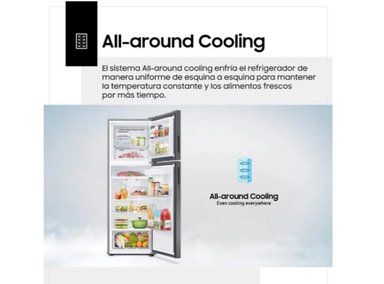 REFRIGERADORA 341 LT TOP FREEZER NO FROST SAMSUNG RT35DG5720S9 - 5