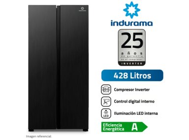 REFRIGERADORA 428LT SIDE BY SIDE NO FROST  INDURAMA RI-769N - 1
