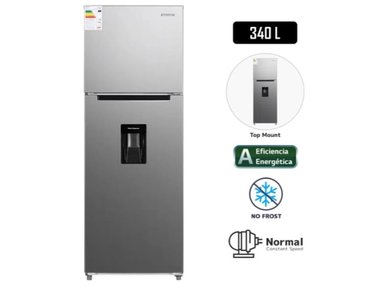 REFRIGERADORA 340LT TOP FREEZER INOX NO FROST BLACKLINE TM-340L - 1
