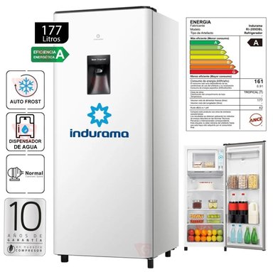 REFRIGERADORA 177L AUTOFROST INDURAMA RI-289DBL - 1