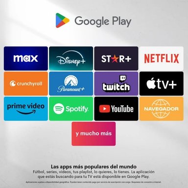 TELEVISOR 55' 4K UHD GOOGLE TV SMART TV JVC LT-55KB548 - 4