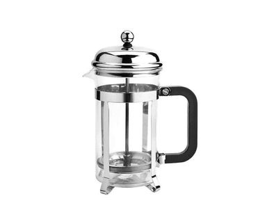 CAFETERA SILVER PRENSA FRANCESA PLATEADA 600 ML - 2
