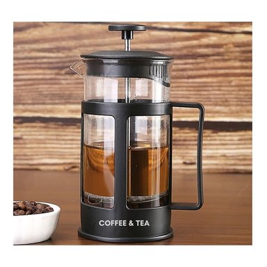 CAFETERA DE LITRO PRENSA FRANCESA CON ÉMBOLO ACERO