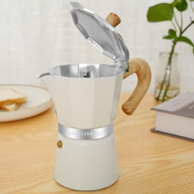 CAFETERA ITALIANA VINTAGE BLANCO 6 TZ